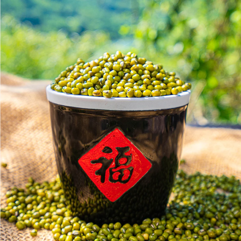 农家绿豆解暑绿豆绿豆百合汤500克正宗绿豆粥绿豆糕绿豆