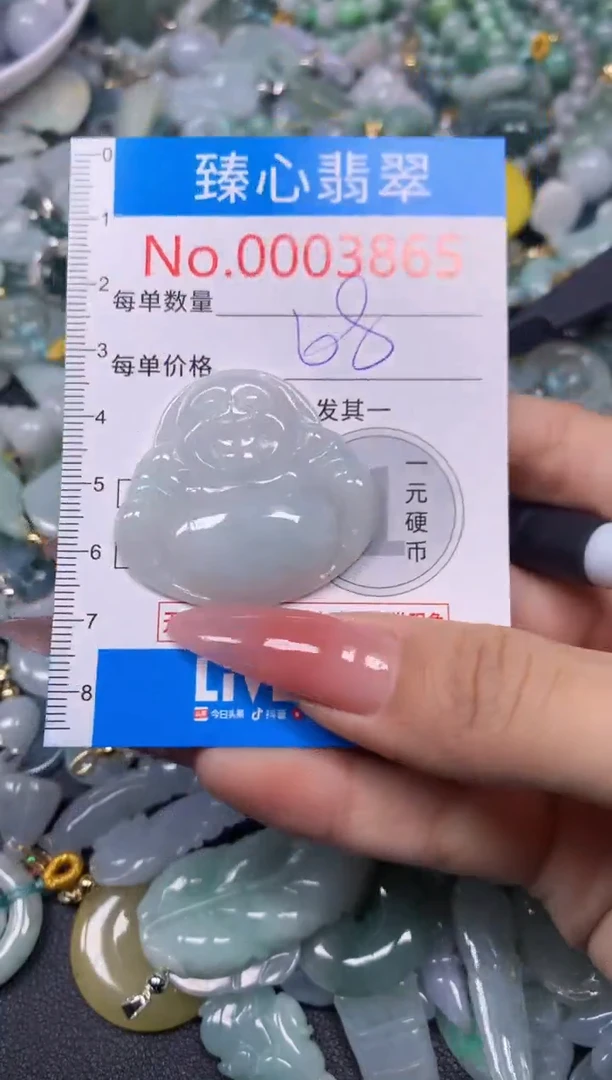 【闪购商品】翡翠颈饰未镶嵌含绳0003865