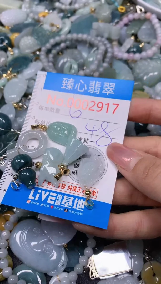 【闪购商品】翡翠颈饰未镶嵌含绳0002917