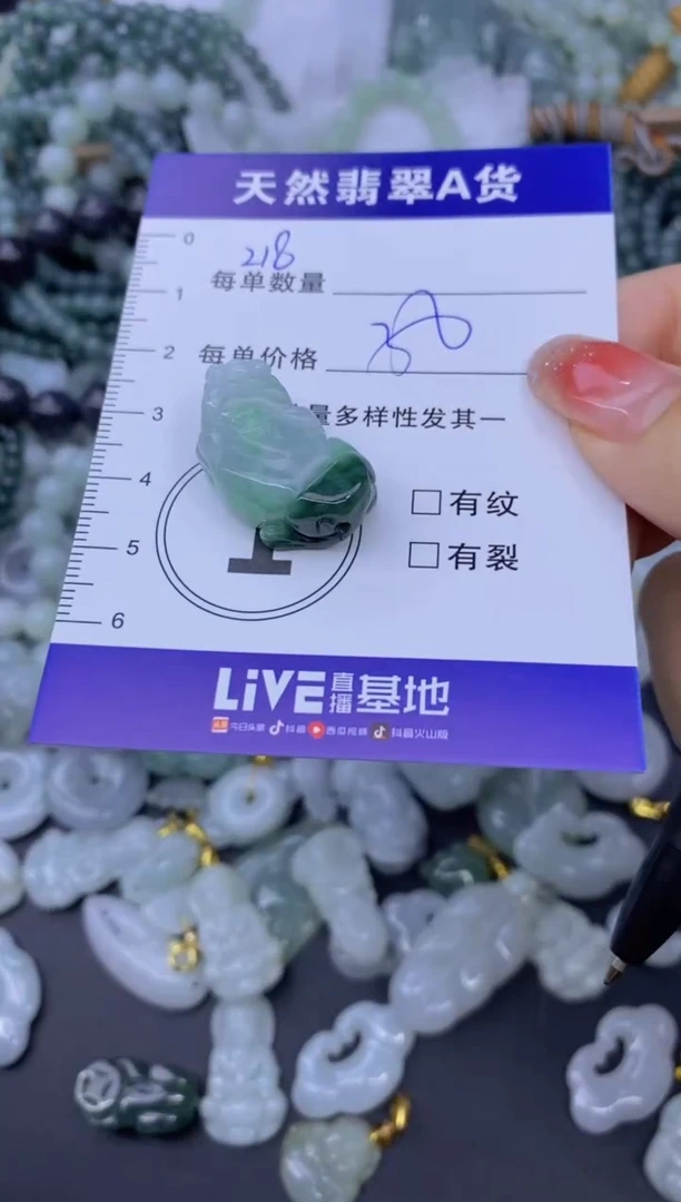 颈饰未镶嵌翡翠天然翡翠A货批量多样性发一件
