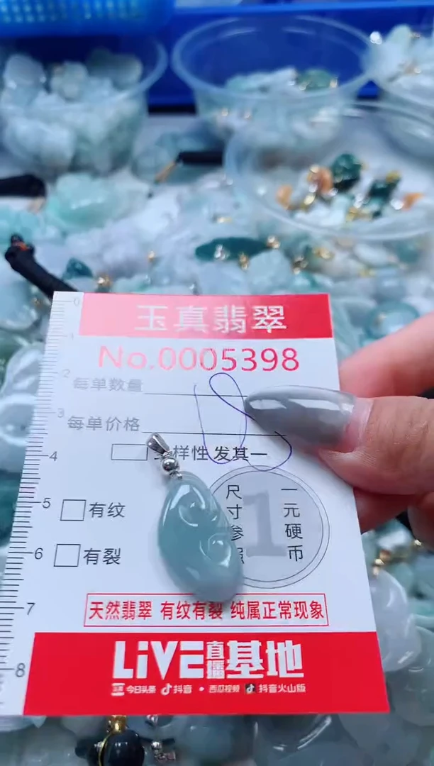 吊坠(不含链)未镶嵌翡翠5398