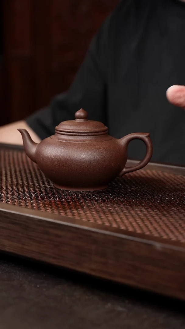 茶壶紫砂紫泥笑樱