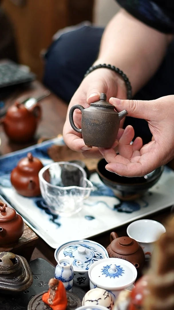 50CC 全手柴烧小茶壶小品壶功夫茶道具
