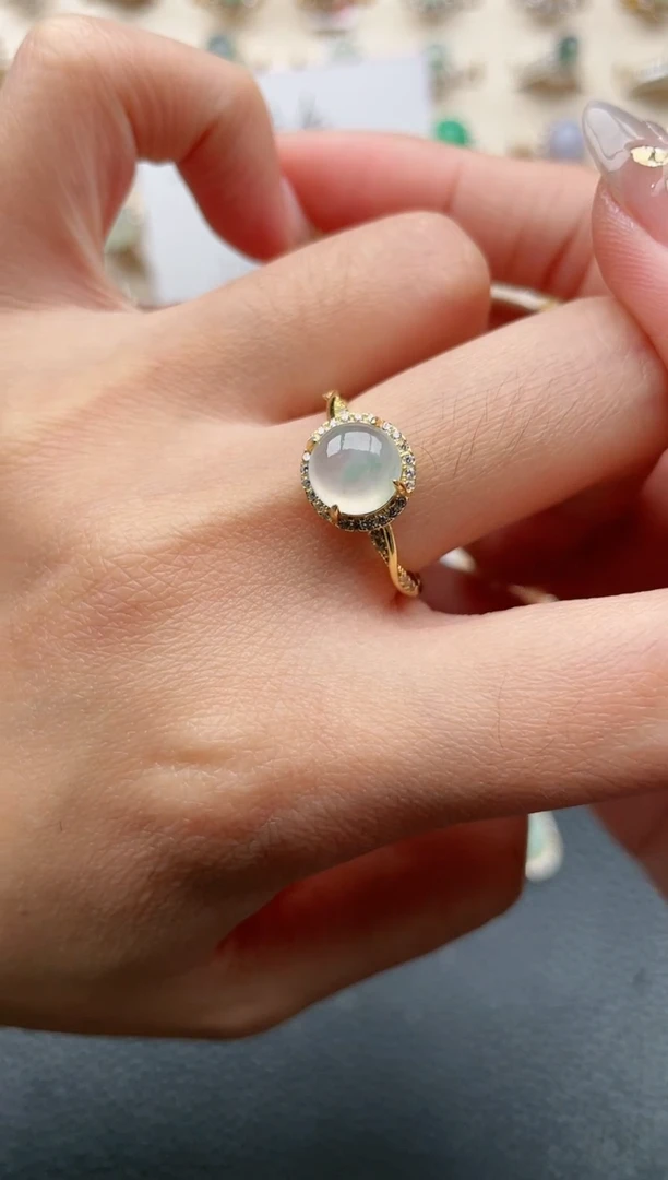 【闪购商品】翡翠戒指银S925镶嵌1111