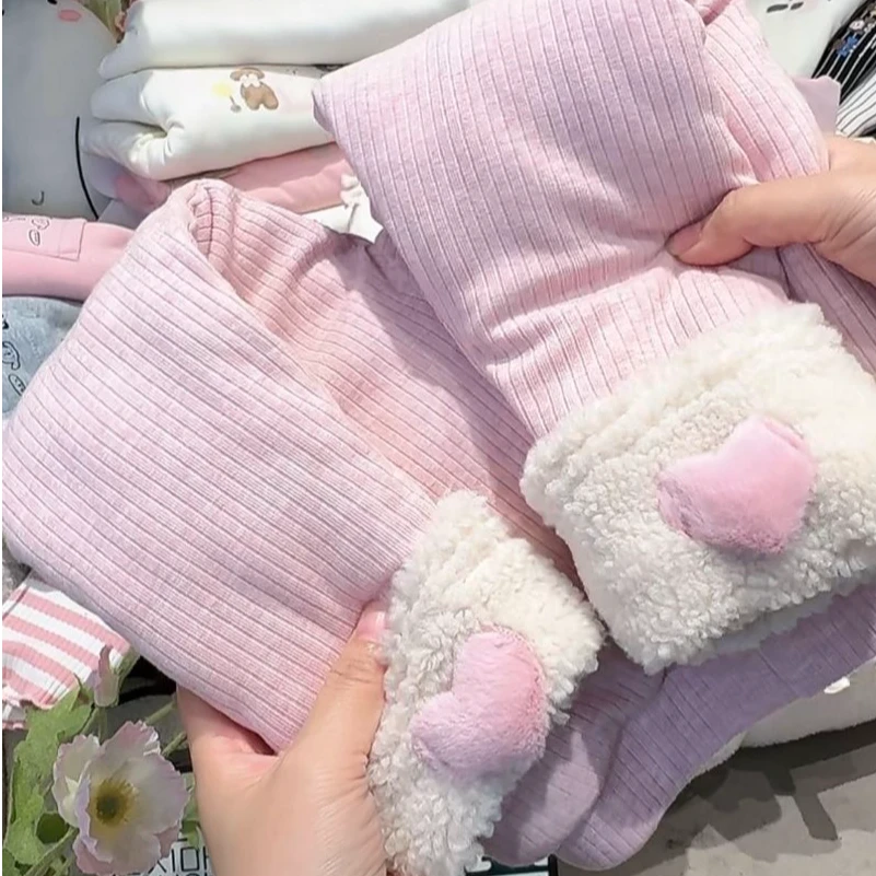 2024女宝蚕丝棉加厚保暖一条过冬棉裤