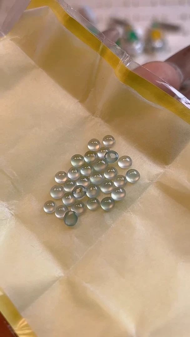 【闪购商品】翡翠耳饰未镶嵌天然A货翡翠164