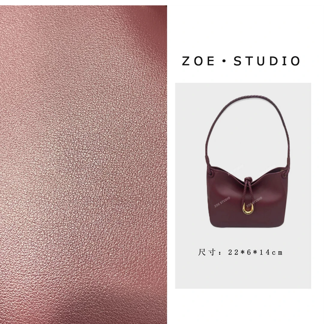 【佐伊甄选】J-6473-酒红轻奢女士时尚潮流百搭单肩斜挎包真皮