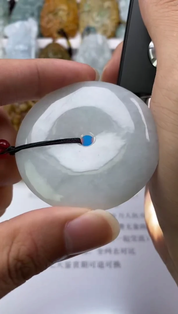 翡翠未镶嵌颈饰月*弯天然翡翠