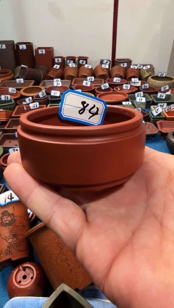 【闪购商品】紫砂紫砂花盆7*2.6