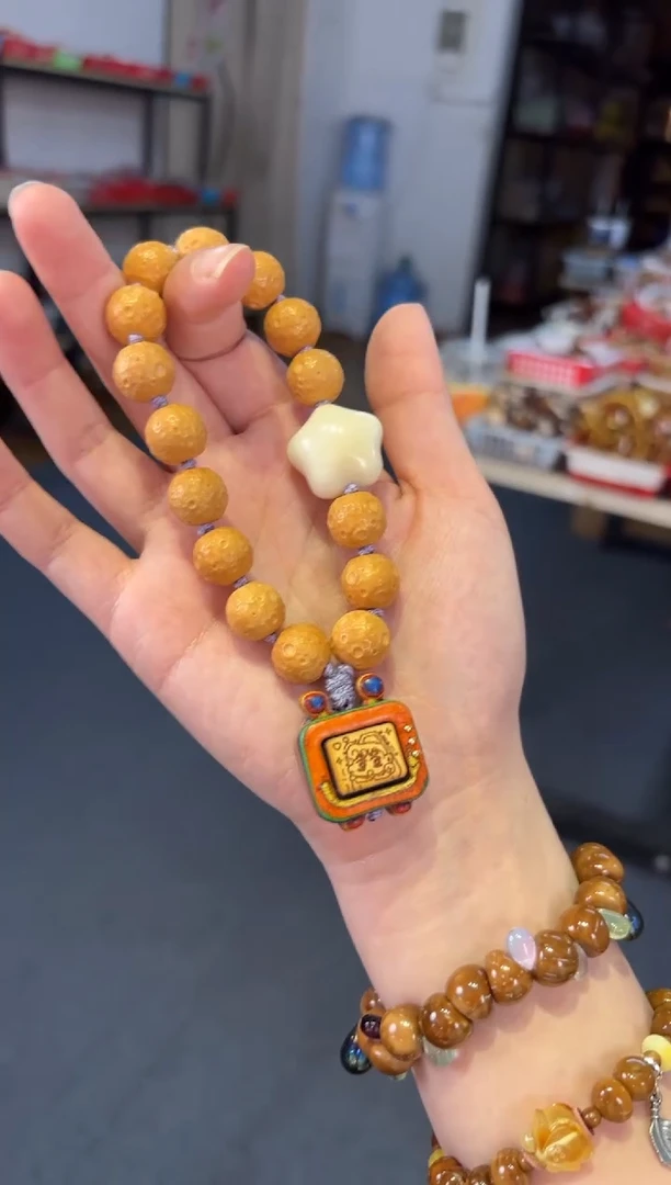 手串/手链楠木（金丝楠）  猴头金丝楠【小葵流浪星球】手持