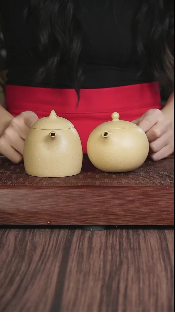 【闪购商品】紫砂茶壶本绿 秦权+本绿大西施