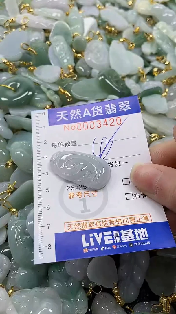 颈饰未镶嵌翡翠纯天然a货翡翠