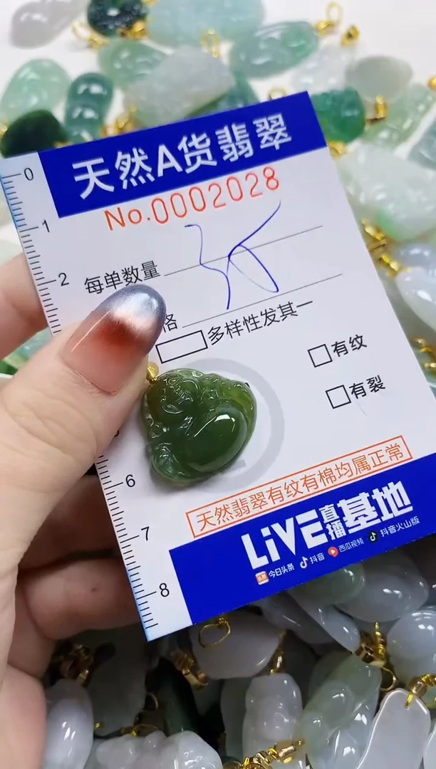 颈饰未镶嵌翡翠天然A货翡翠