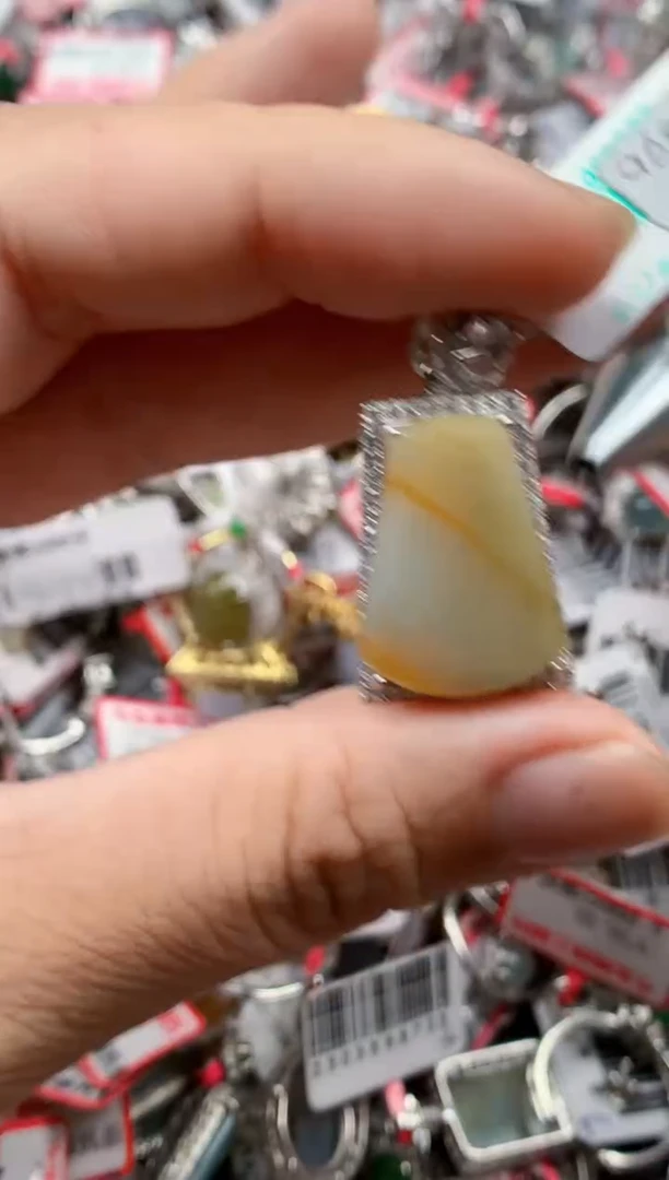 银S925镶嵌戒指翡翠天然A货缅甸翡翠