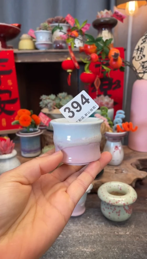 【闪购商品】摆件394知木小芳花盆