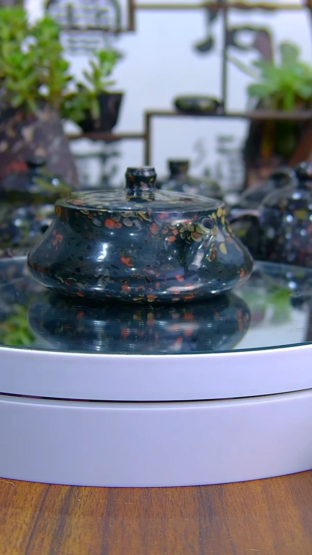 【闪购商品】奢上奢梅花玉茶具