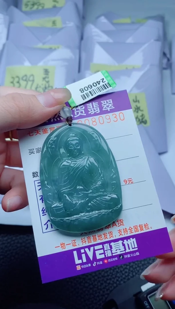 翡翠未镶嵌颈饰