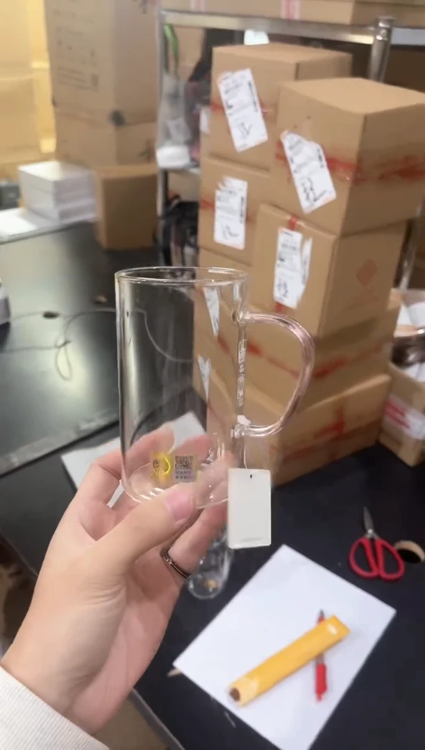 【闪购商品】晶彩/清简杯/浅粉。