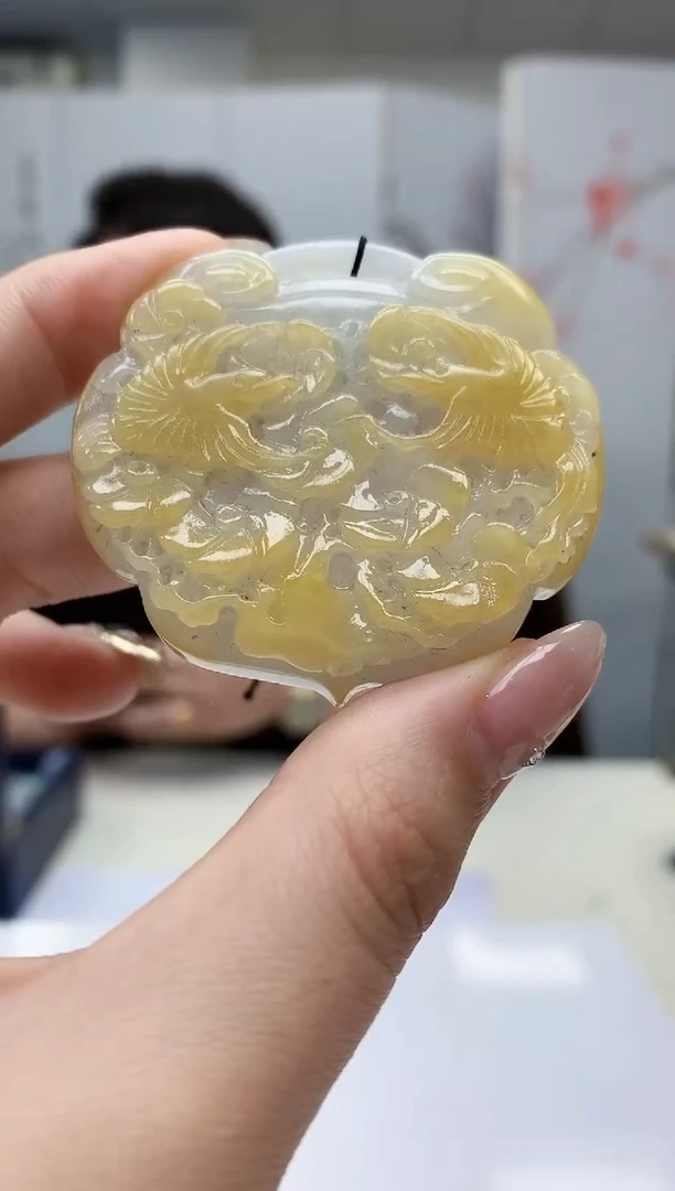 【闪购商品】定制翡翠未镶嵌5060jw-毛货挂件366