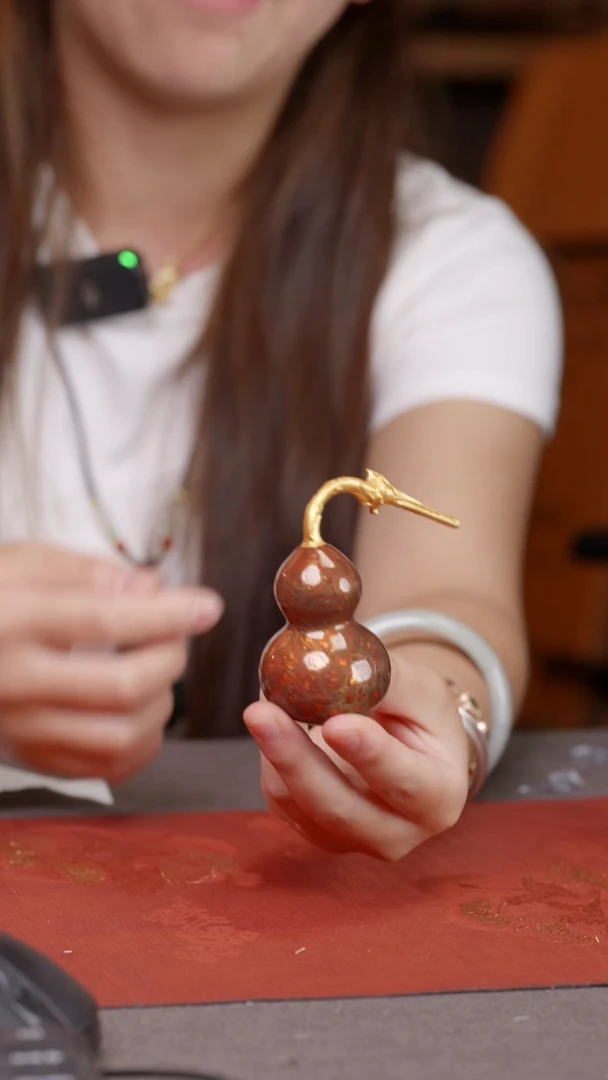 439号大漆手捻葫芦一物一图