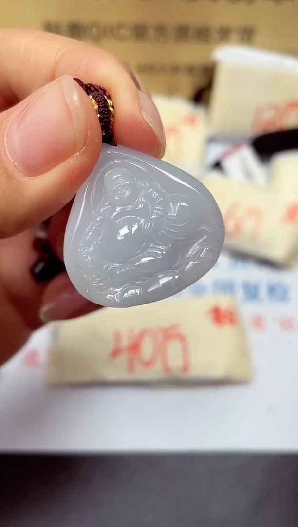 颈饰未镶嵌翡翠天然缅甸翡翠A货