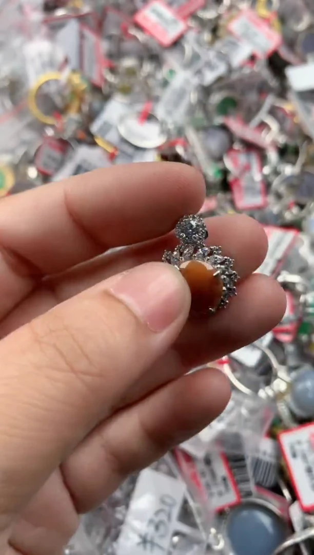 银S925镶嵌戒指翡翠333   8