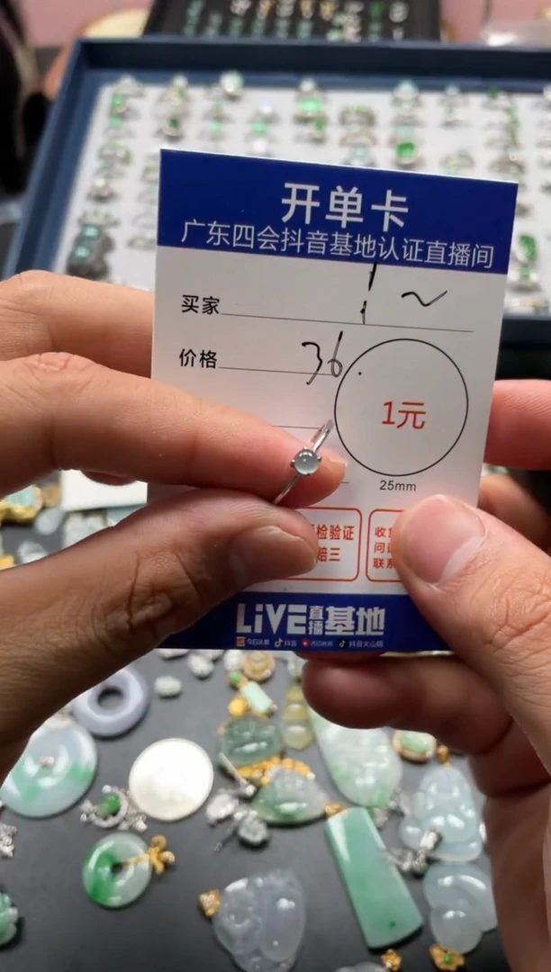 颈饰未镶嵌翡翠！挂件