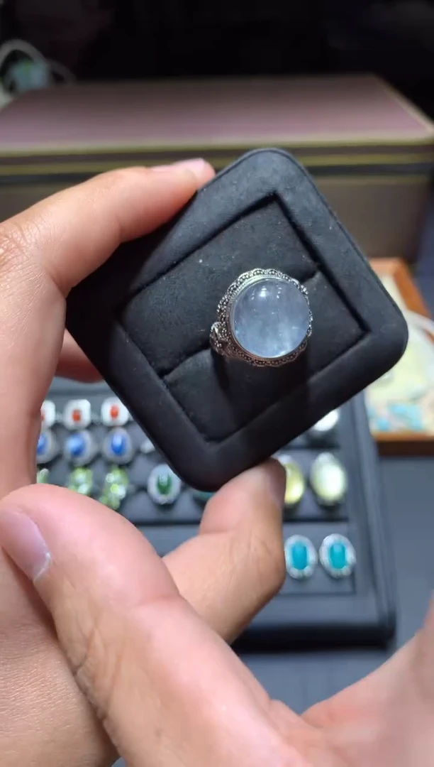 【闪购商品】海蓝宝石戒圈未镶嵌G31