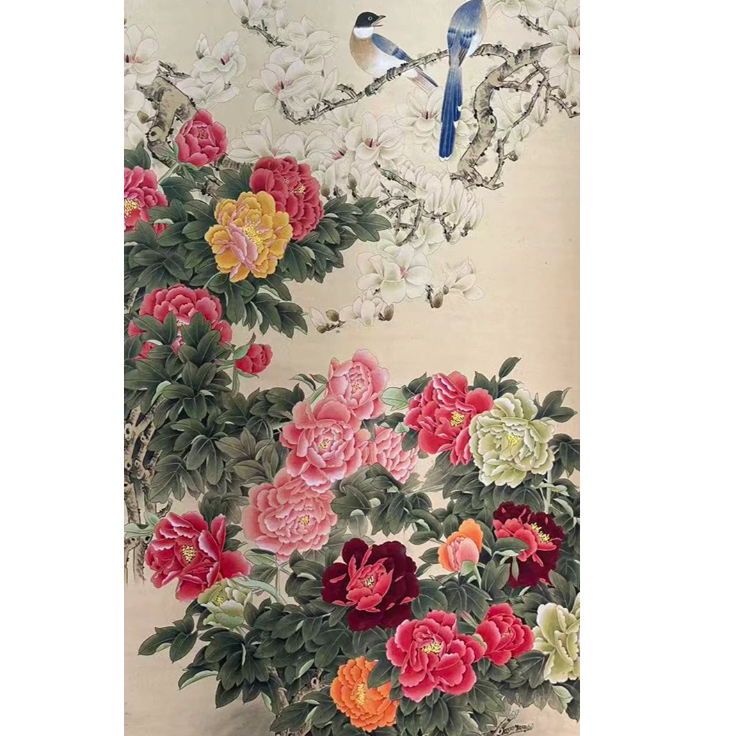 DY13822 花鸟 纸本 136*67