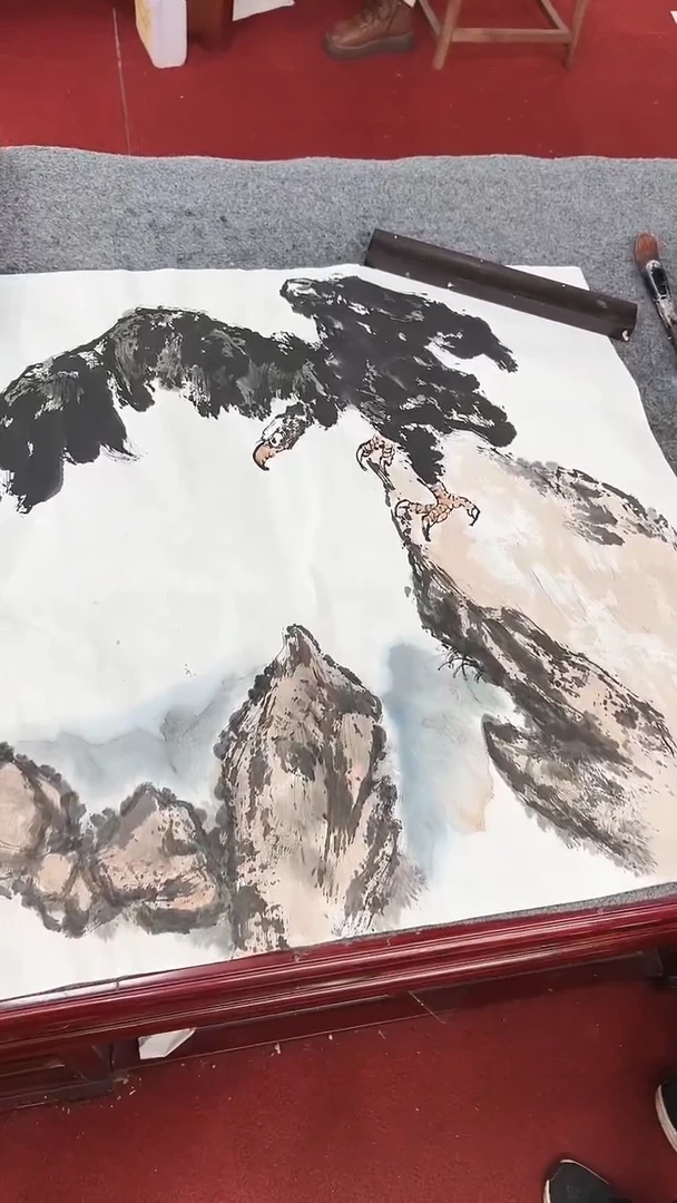 国画周大拙/国画/花鸟