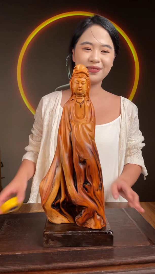 柏木（崖柏）手工摆件,先抢先得! 编号:42