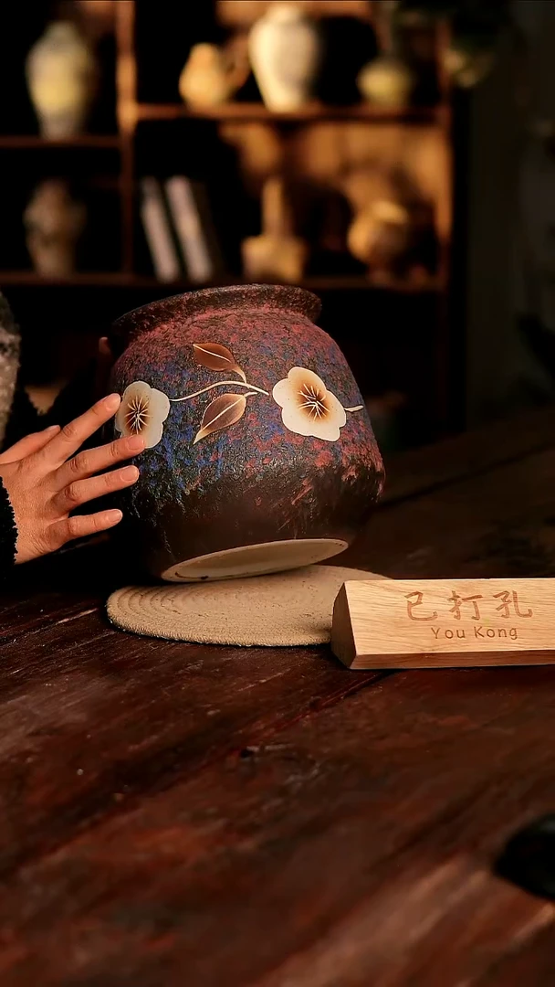 摆件21-17高20口15误差2已打孔