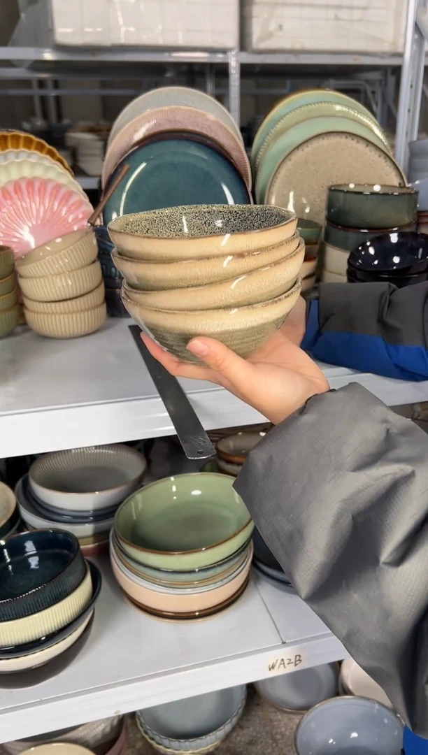 陶瓷外贸尾货瑕疵满20包邮X4 C1D米饭碗