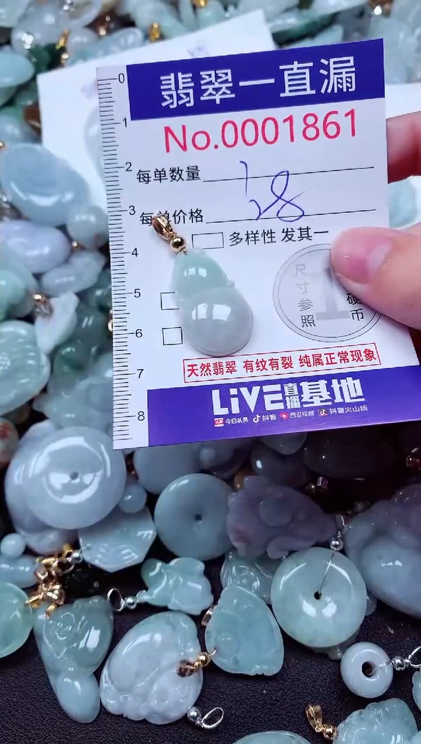 吊坠(不含链)未镶嵌翡翠1861