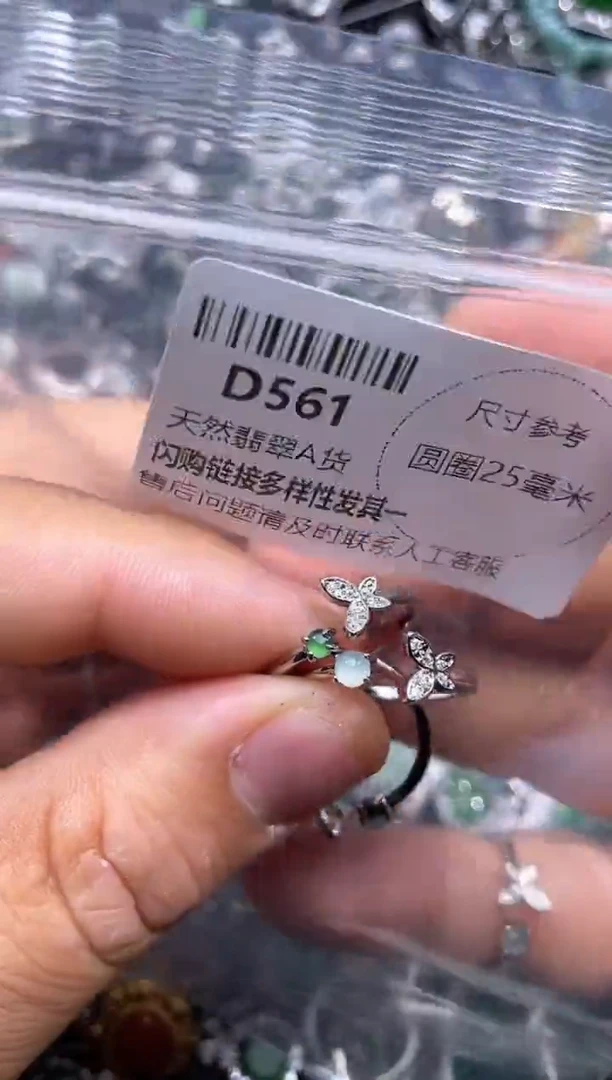 【闪购商品】翡翠颈饰未镶嵌D561戒指 多样性发其二