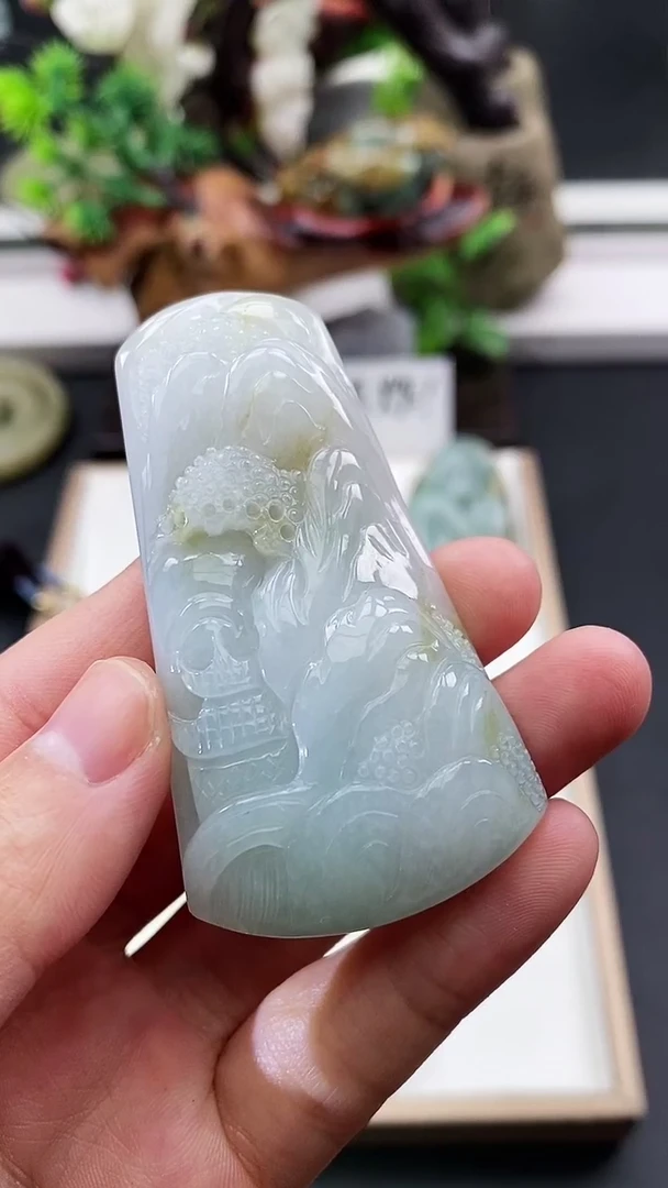 颈饰未镶嵌翡翠天然缅甸A货翡翠