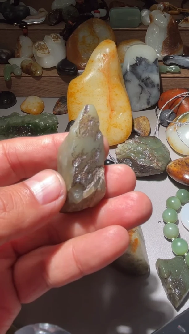 未镶嵌和田玉（子料）挂件 和田玉（子料）