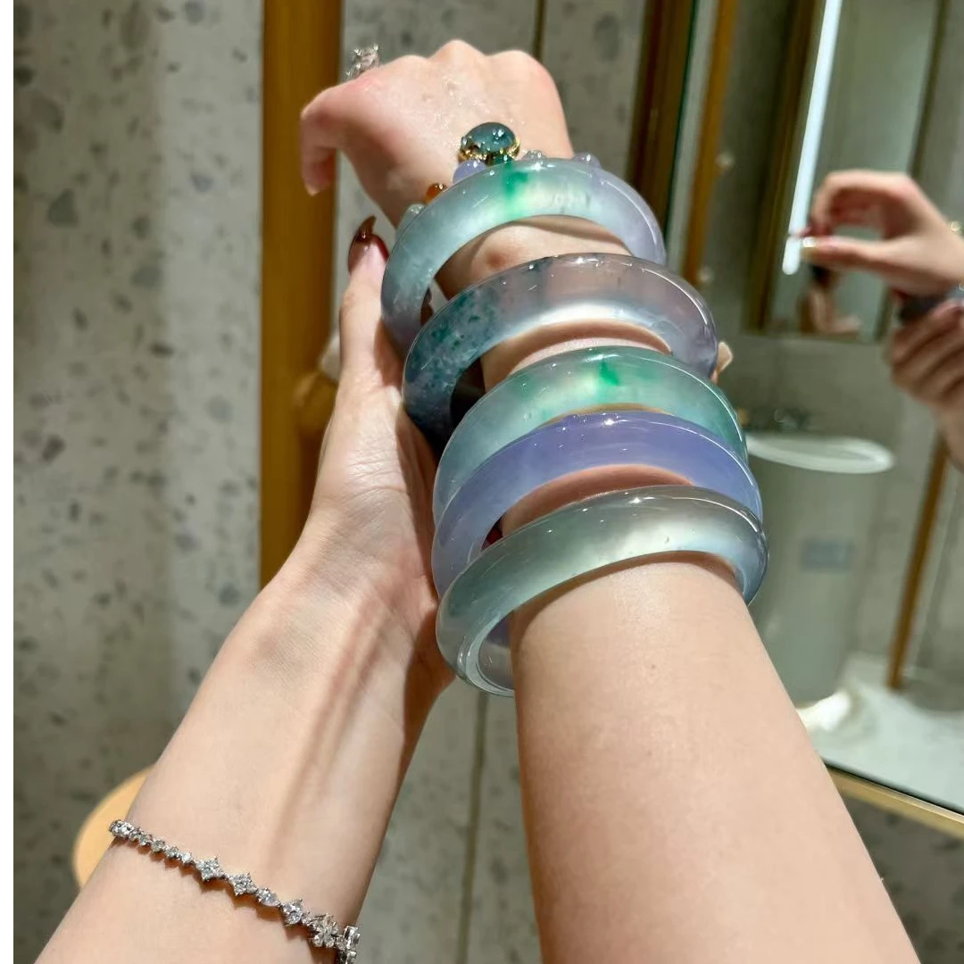 国风时尚美人镯冰透手镯女款多样性发其一R88