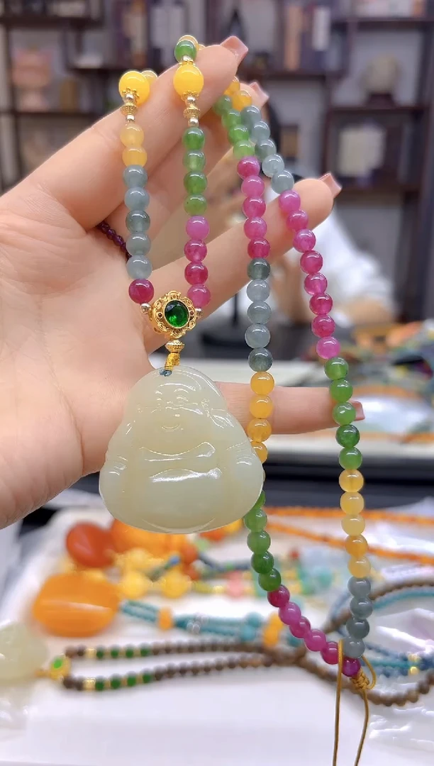 【闪购商品】和田玉毛衣链未镶嵌M214