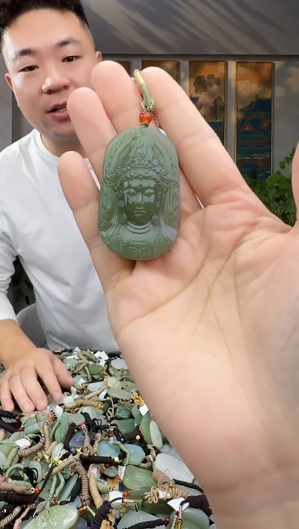 未镶嵌和田玉挂件拍一发一