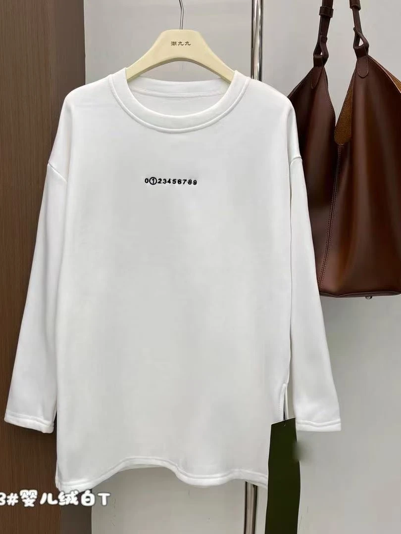 CX170冬季新款休闲时尚百搭白色简约韩版宽松上衣