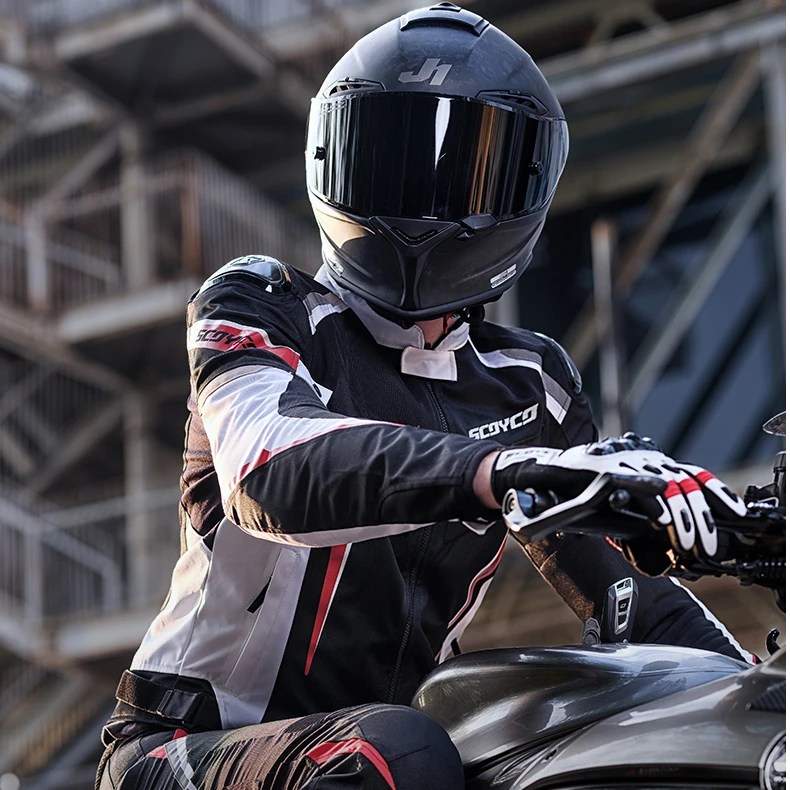 赛羽摩托车通勤机车服夏季防摔骑行服骑士夹克装备赛车男音速