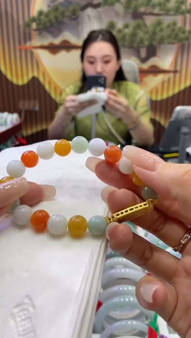 未镶嵌手串翡翠00007727多样性发货