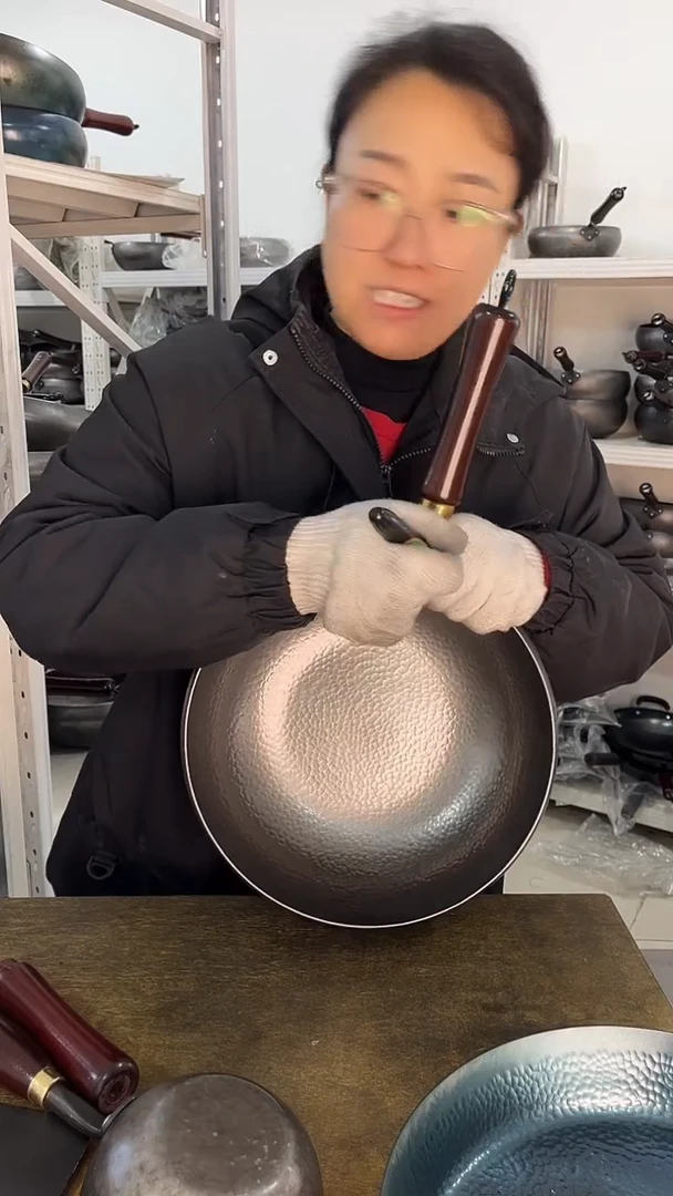 熟铁紫*晶28大肚锅