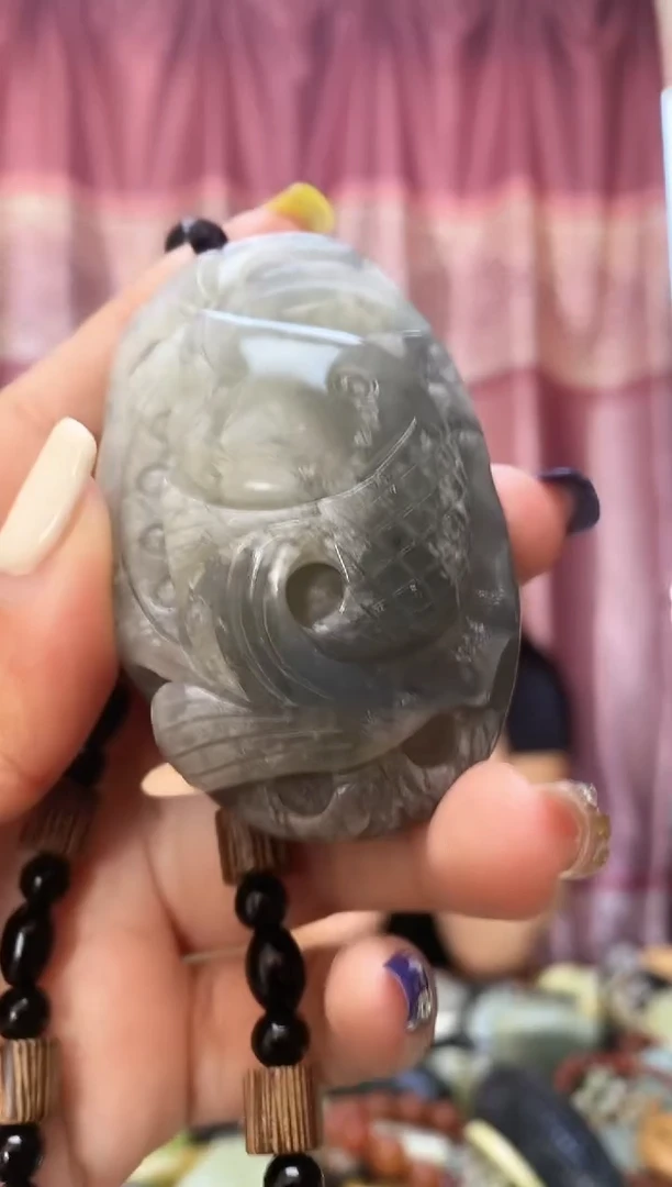 未镶嵌岫玉手把