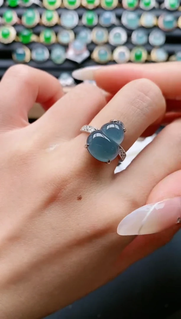 【闪购商品】翡翠戒指银S925镶嵌11111111