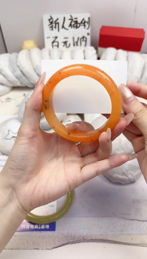 石英质玉手镯未镶嵌132-财气镯-圈口60