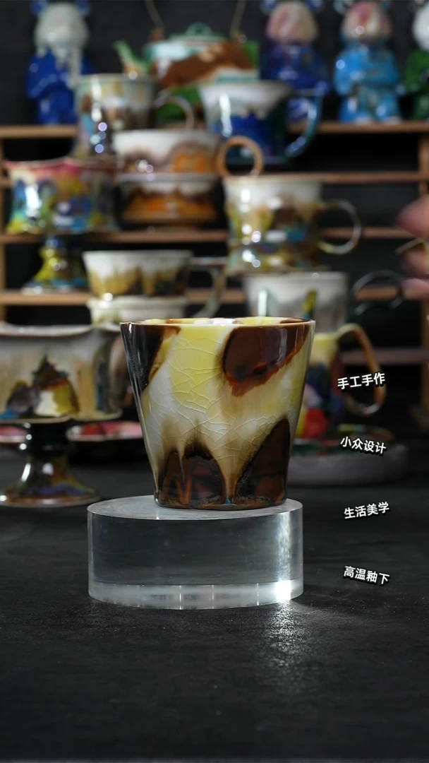 设计师款景德镇森涩手创陶瓷（食品级）931