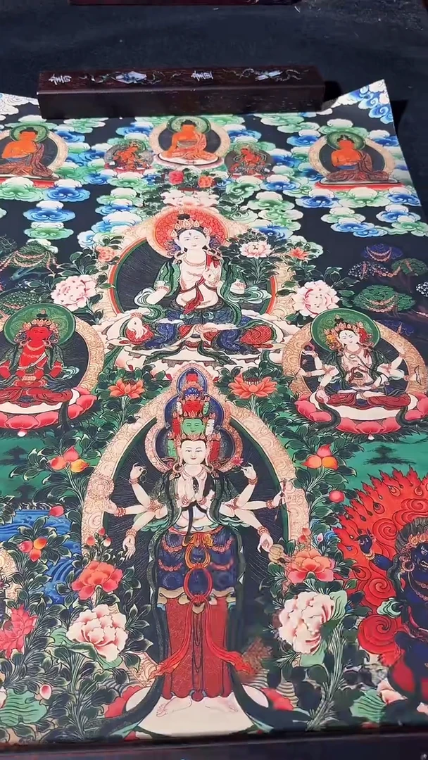 卷轴画藏式珍藏彩绘艺术馆50