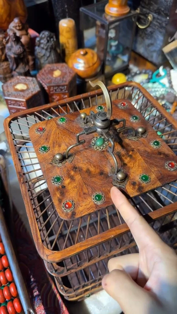 木黄花梨  鸟笼